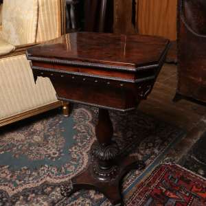 Mahogany Card Table