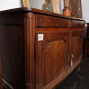 Elegant Louis XV French Oak Sideboard