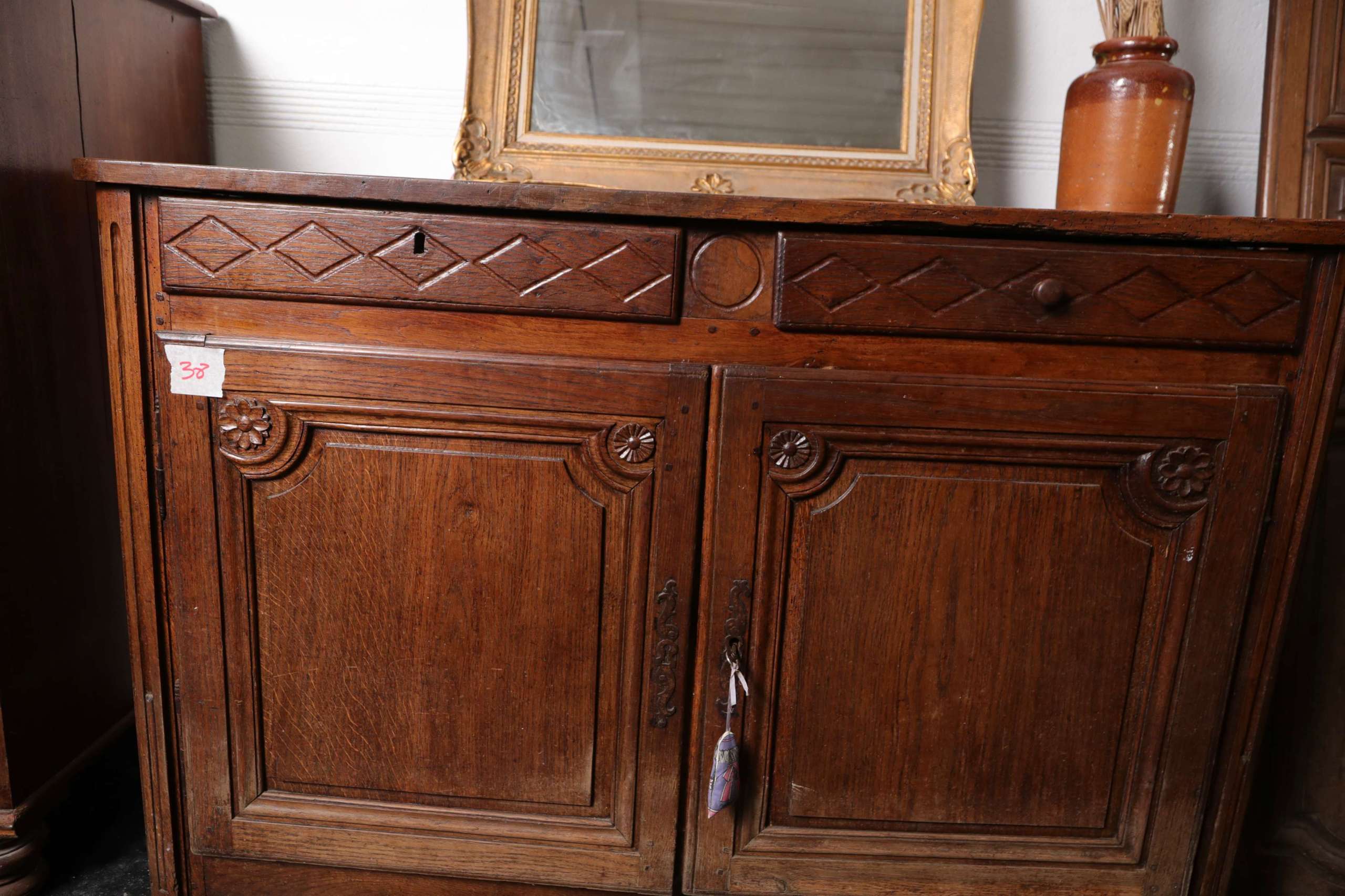 Elegant Louis XV French Oak Sideboard - Image 5