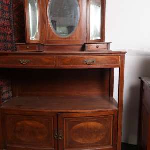Edwardian Mahogany Mirrored Sideboard