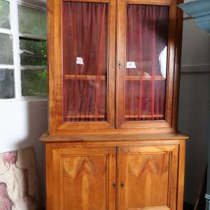 Biedermeier Glass-Front Cabinet